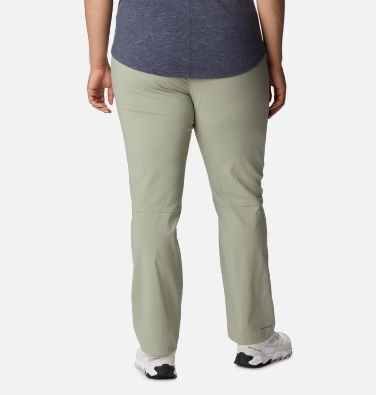 Women's Columbia On The Go Pants Olive | Plus Size CA-HA58L